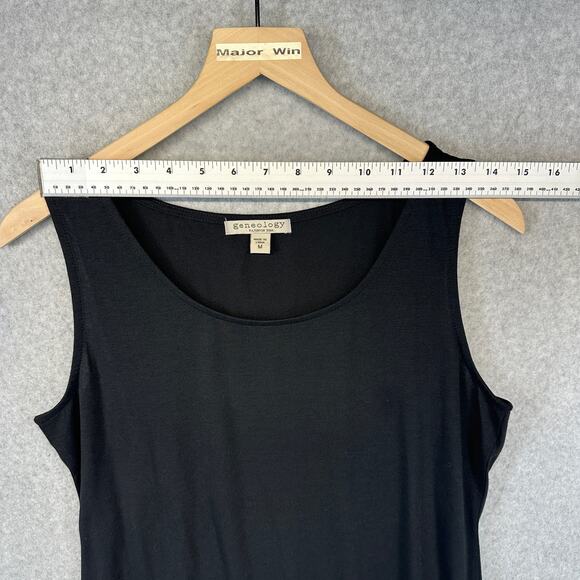 Genealogy Fashion DNA Top Womens Size Medium Black Sleeveless Pullover Tank - Picture 7 of 7